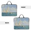 14in Sailboat Ship Landscape Print Laptop Case Sleeve Bag - Travel-Friendly Accessory for Business, and Everyday Use view 3