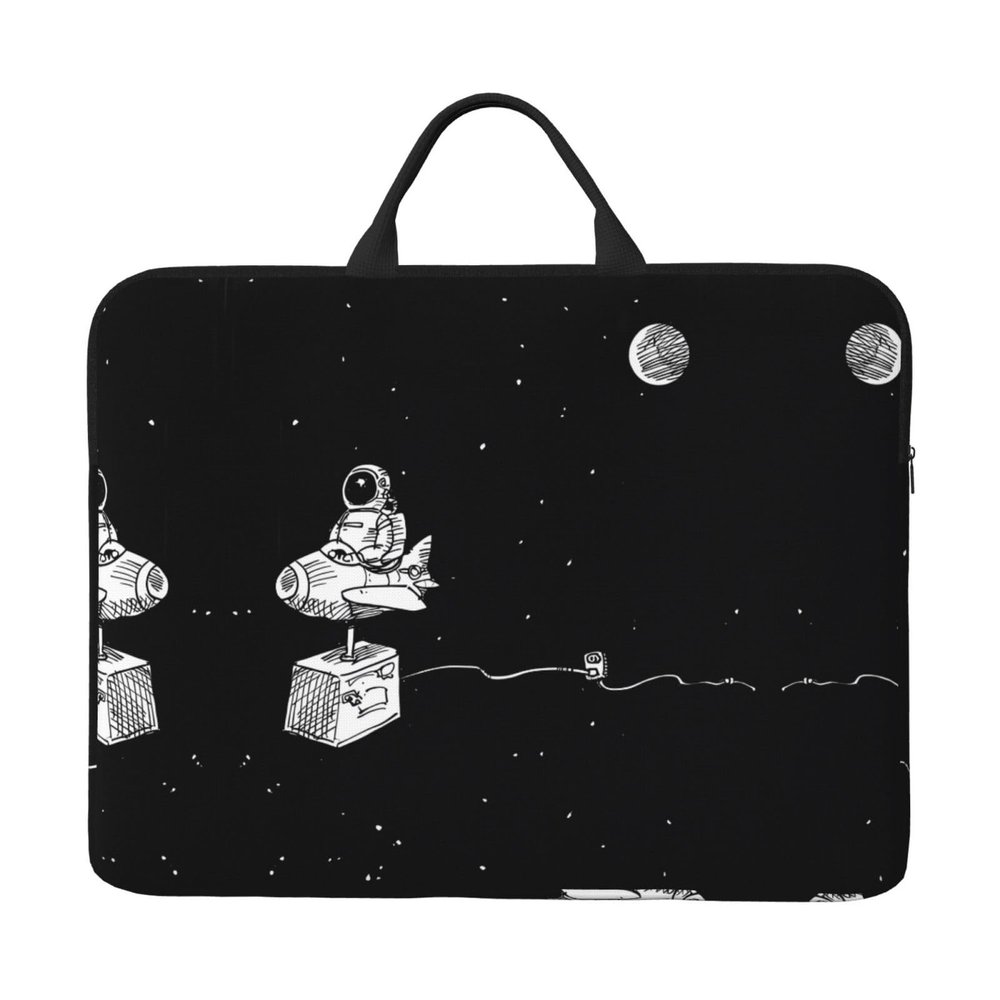 14in Astronaut galaxy Print Laptop Case Sleeve Bag - Travel-Friendly Accessory for Business, and Everyday Use