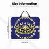 14in Fantasy Tiara Print Laptop Case Sleeve Bag  Shock-Resistant Padded Interior, Perfect for Business and Daily Commute view 4