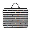 14in Laptop Case Sleeve Bag  Rainbow Polka Dot Stripe Black and White Full Print Design, Ideal for Business Travel and Daily Commute view 1
