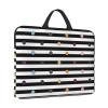 14in Laptop Case Sleeve Bag  Rainbow Polka Dot Stripe Black and White Full Print Design, Ideal for Business Travel and Daily Commute view 4