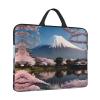 14in Mt. Fuji in Early Spring Print Laptop Case Sleeve Bag - Travel-Friendly Accessory for Business, and Everyday Use view 2