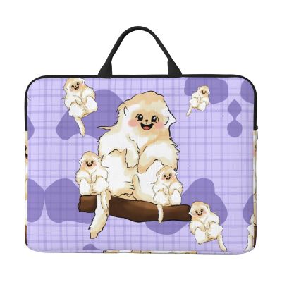 14in Cute Golden Monkey Print Laptop Case Sleeve Bag - Travel-Friendly Accessory for Business, and Everyday Use