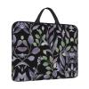 14in Laptop Case Sleeve Bag  Purple Sage Green Leaves Full Print Design, Ideal for Business Travel and Daily Commute view 2