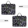 14in Laptop Case Sleeve Bag  Purple Sage Green Leaves Full Print Design, Ideal for Business Travel and Daily Commute view 3