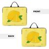 14in Cartoon Lemon Print Laptop Case Sleeve Bag - Travel-Friendly Accessory for Business, and Everyday Use view 3