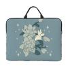 14in White Bauhinia Print Laptop Case Sleeve Bag - Travel-Friendly Accessory for Business, and Everyday Use view 1