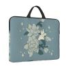 14in White Bauhinia Print Laptop Case Sleeve Bag - Travel-Friendly Accessory for Business, and Everyday Use view 2