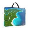 14in an Island in The Ocean Print Laptop Case Sleeve Bag - Travel-Friendly Accessory for Business, and Everyday Use view 2
