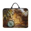 14in Laptop Case Sleeve Bag  Compass and Old World Map Full Print Design, Ideal for Business Travel and Daily Commute view 1