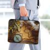 14in Laptop Case Sleeve Bag  Compass and Old World Map Full Print Design, Ideal for Business Travel and Daily Commute view 2