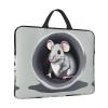 14in Mouse in The Hole Print Laptop Case Sleeve Bag - Travel-Friendly Accessory for Business, and Everyday Use view 2