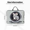 14in Mouse in The Hole Print Laptop Case Sleeve Bag - Travel-Friendly Accessory for Business, and Everyday Use view 4