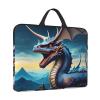 14in Roaring Dragon Print Laptop Case Sleeve Bag - Travel-Friendly Accessory for Business, and Everyday Use view 2
