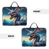 14in Roaring Dragon Print Laptop Case Sleeve Bag - Travel-Friendly Accessory for Business, and Everyday Use view 3