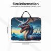 14in Roaring Dragon Print Laptop Case Sleeve Bag - Travel-Friendly Accessory for Business, and Everyday Use view 4