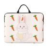 14in Smiling Rabbit Print Laptop Case Sleeve Bag - Travel-Friendly Accessory for Business, and Everyday Use view 1