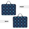 14in Blue Volleyball Print Laptop Case Sleeve Bag - Travel-Friendly Accessory for Business, and Everyday Use view 3