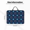 14in Blue Volleyball Print Laptop Case Sleeve Bag - Travel-Friendly Accessory for Business, and Everyday Use view 4