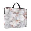 14in Rose Gold Marble Print Laptop Case Sleeve Bag - Travel-Friendly Accessory for Business, and Everyday Use view 2