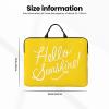 14in Goodlooking Hello Sunshine Print Laptop Case Sleeve Bag - Travel-Friendly Accessory for Business, and Everyday Use view 4