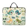 14in Cute Little Baby Dinosaur Print Laptop Case Sleeve Bag  Shock-Resistant Padded Interior, Perfect for Business and Daily Commute view 1