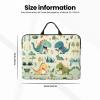 14in Cute Little Baby Dinosaur Print Laptop Case Sleeve Bag  Shock-Resistant Padded Interior, Perfect for Business and Daily Commute view 4