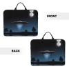 14in Spaceship at Night Print Laptop Case Sleeve Bag - Travel-Friendly Accessory for Business, and Everyday Use view 3