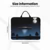 14in Spaceship at Night Print Laptop Case Sleeve Bag - Travel-Friendly Accessory for Business, and Everyday Use view 4
