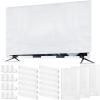 3 Pcs Cushioning Foam Kit Include Flat Screen TV Cover Fits up to 65'' W x 36'' H,12 Moving Corner Edge Protectors and 12 Foams Protection Strips for TV Display Screen Protector view 1