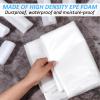 3 Pcs Cushioning Foam Kit Include Flat Screen TV Cover Fits up to 65'' W x 36'' H,12 Moving Corner Edge Protectors and 12 Foams Protection Strips for TV Display Screen Protector view 4