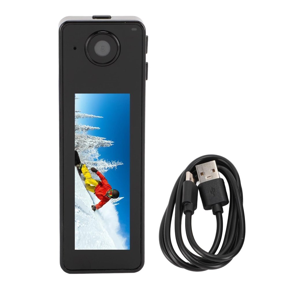 JINJIANNING Body Worn Camera 1080P HD with Wide Angle, Magnetic Wearable, Loop Recording for Security Guard, Cycling, and Outdoor Activities