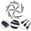BOXUWFO HONGP 4-pin PWM Fan Cable 1 to 3 Way Splitter Black Sleeve Extension Cable 1pc 2pcs 5pcs 10pcs(5pcs) view 4