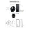 PNAWLLCF Electronic Smart Lock Biometric Fingerprint Door Lock TTlock App Code Keyless Door Lock Home Security view 2