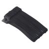 DEWADE 50pcs Colored Reusable Ties Hook and Loop Fastener Double-Sided Tape Nylon Cable Ties Strap Wire(Black) view 1