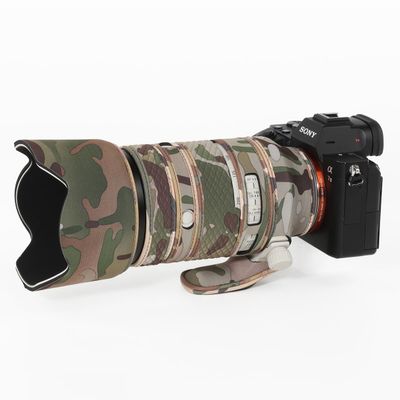 CHASING BIRDS Lens Camouflage Waterproof Coat for Sony FE 70-200mm F4 Macro G OSS II Rainproof Lens Protective Cover Version IV (Desert Camouflage)