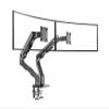 ADPVRLUQ G55 Mechanical Spring Arm 27-34 Inch Dual Curved Screen Desktop Monitor Stand 5-16 kg Ultra Wide Monitor Stand with USB Port view 1