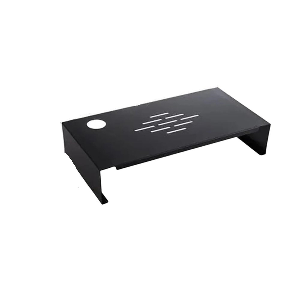 ADPVRLUQ Monitor Stand Desktop Non-Slip Desktop Desk Stand Computer Storage Stand TV Screen Stand(Black)