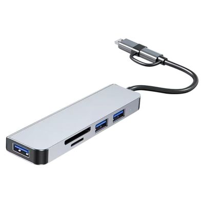 Angoily USB Hub Adapter USB Expansion Dock for Laptop Splitter Card Reader Compatible Various Devices