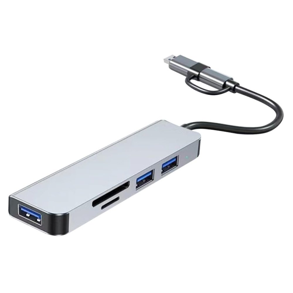 Angoily USB Hub Adapter USB Expansion Dock for Laptop Splitter Card Reader Compatible Various Devices