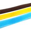 DEWADE 1 Pair 20mm Colorful Fastener Tape Hook and Loop Tape Cable Ties Sewing Accessories, 1 Yard/lot(Coffee) view 3