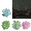 100Pieces Glowing 3D Star Decal Glow in Dark Bright Wall Sticker for Kids Room Baby Bedroom Ceiling Decoration view 4