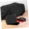 Angoily Portable Earphone Case Data Cable Carrying Case Headphone Storage Bag Headphone Organizer Bag for Travel view 2