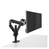 ADPVRLUQ OL-2Z Desktop 17-32 Inch Dual Monitor Mount Arm Full Motion Aluminum Monitor Stand Gas Spring Arm Each Load 2-8 kg(Black) view 1