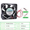 1PCS ACP6025S 6cm 60mm Fan 60x60x25mm DC5V 12V 24V USB 2 Wires Suitable for Power Supply Charger Inverter Cooling Fan(12V xh2.54pin) view 3