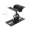 ADPVRLUQ 1 Set Wall Ceiling Speaker Bracket Stainless Steel Mounting Bracket Support Theater Adjustable view 2