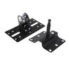 ADPVRLUQ 1 Set Wall Ceiling Speaker Bracket Stainless Steel Mounting Bracket Support Theater Adjustable view 3