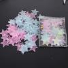 100Pieces Glowing 3D Star Decal Glow in Dark Bright Wall Sticker for Kids Room Baby Bedroom Ceiling Decoration view 4