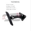 ADPVRLUQ 1 Pair GU15 GU15II Style 304 Stainless Steel Alloy Audio Speaker Wall Bracket Mount Audio Bracket Hanger Load 15kg 33lbs(GU15II) view 4