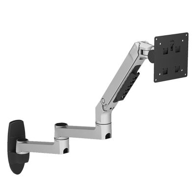 ADPVRLUQ V63W / XSJ8013W Wall Mount Aluminum Extra Long Mechanical Spring Arm Monitor Support Full Motion Monitor Stand Mounting Bracket(V63WS)